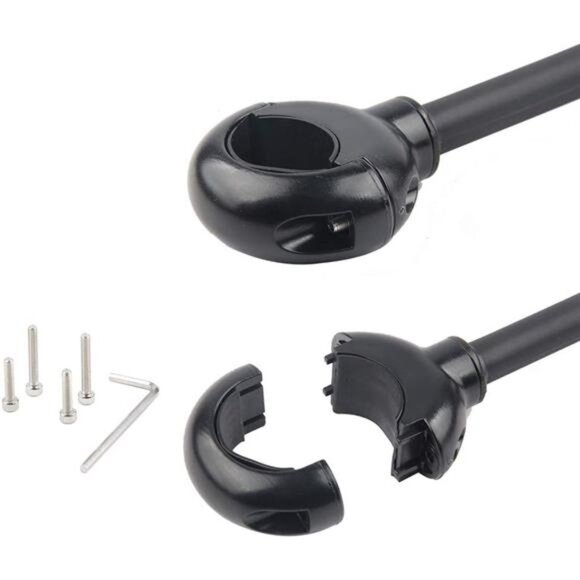 Bike Mirror Rotatable & Adjustable Wide Angle Rear View Shockproof Convex Mirror - Picture 4 of 7